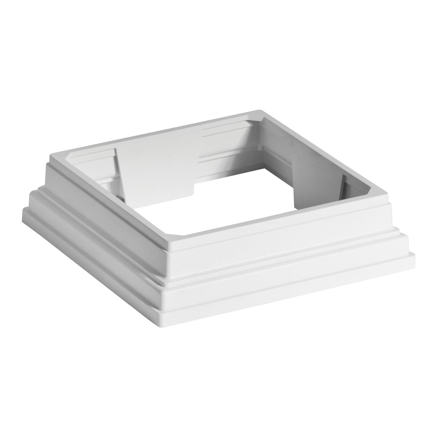 Trex 4-in x 4-in Classic White Composite Deck Post Base Trim