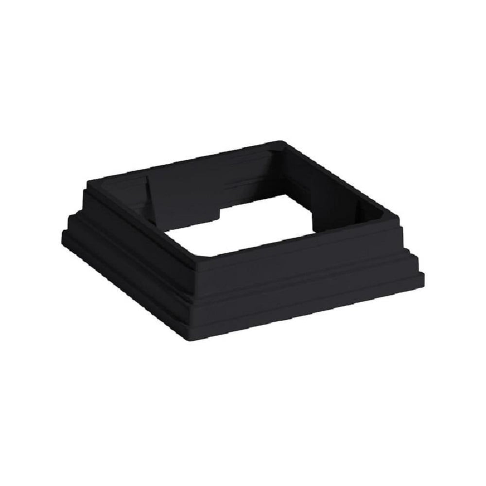 Trex 4-in x 4-in Charcoal Black Composite Deck Post Base Trim