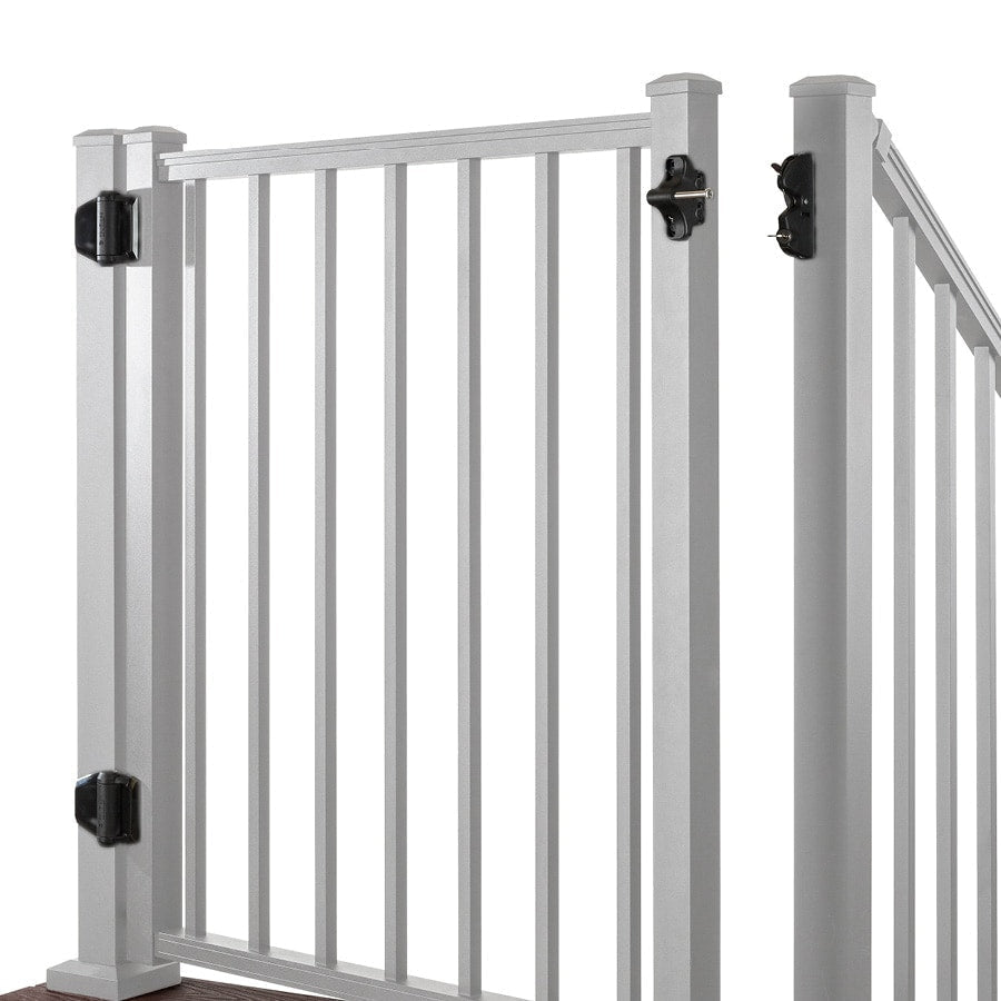 Trex 48-in L x 36-in H Classic White Aluminum Deck Railing Gate (Assembly Required)
