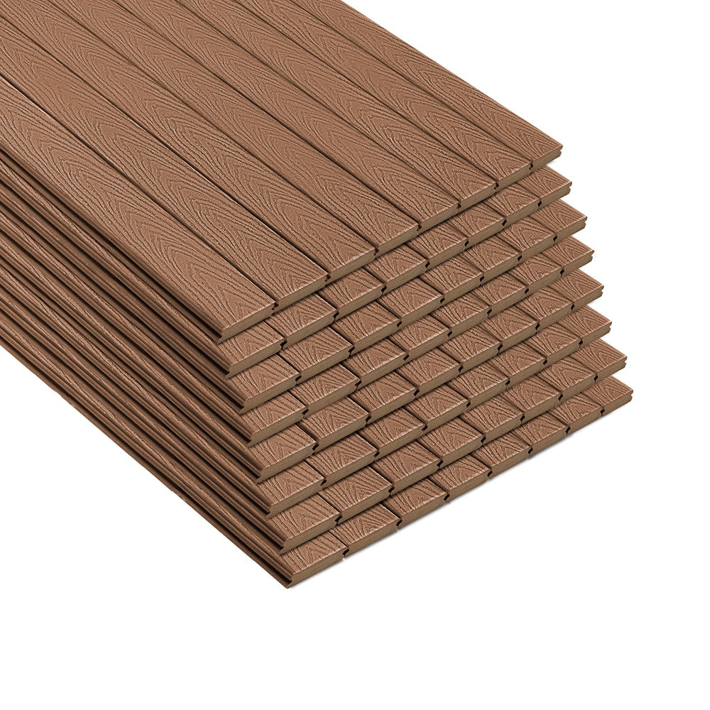 Trex Select 1-in x 6-in x 20-ft Saddle Grooved Composite Deck Board