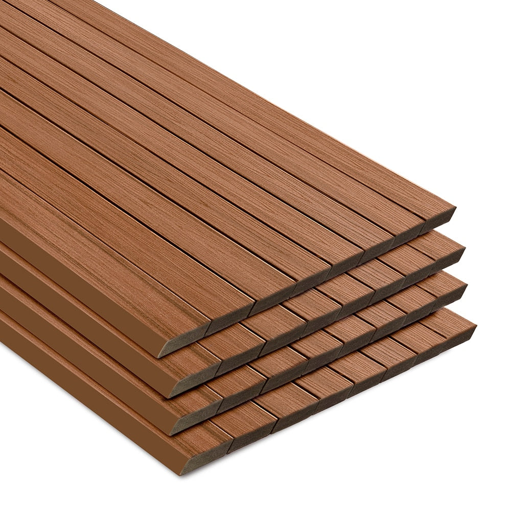 Trex Transcend 2-in x 6-in Tiki Torch Square Composite Deck Board (32-Pack)