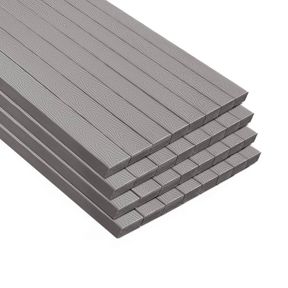 Trex Select 2-in x 6-in Pebble Grey Square Composite Deck Board