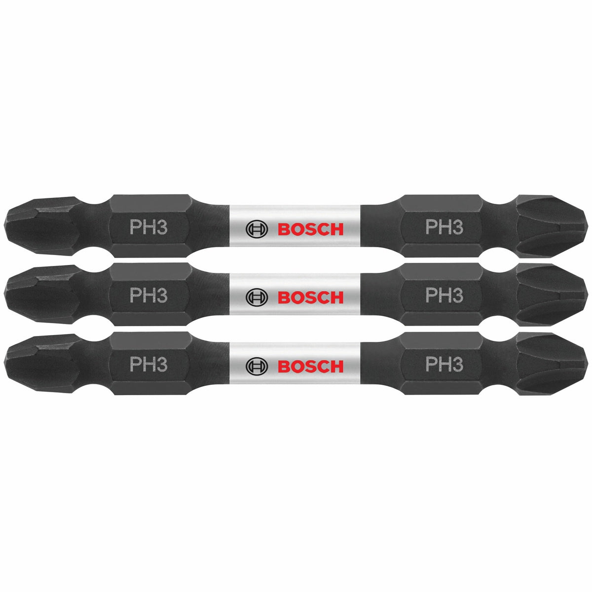 Bosch Impact Tough 3-Piece 1/4-in x 2-1/2-in Phillips Impact Driver Bit