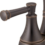 Delta Valdosta Venetian Bronze 2-Handle 4-in Centerset WaterSense Bathroom Sink Faucet with Drain