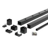 Trex Signature 6-ft x 42-in Charcoal Black Aluminum Deck Stair Rail Kit