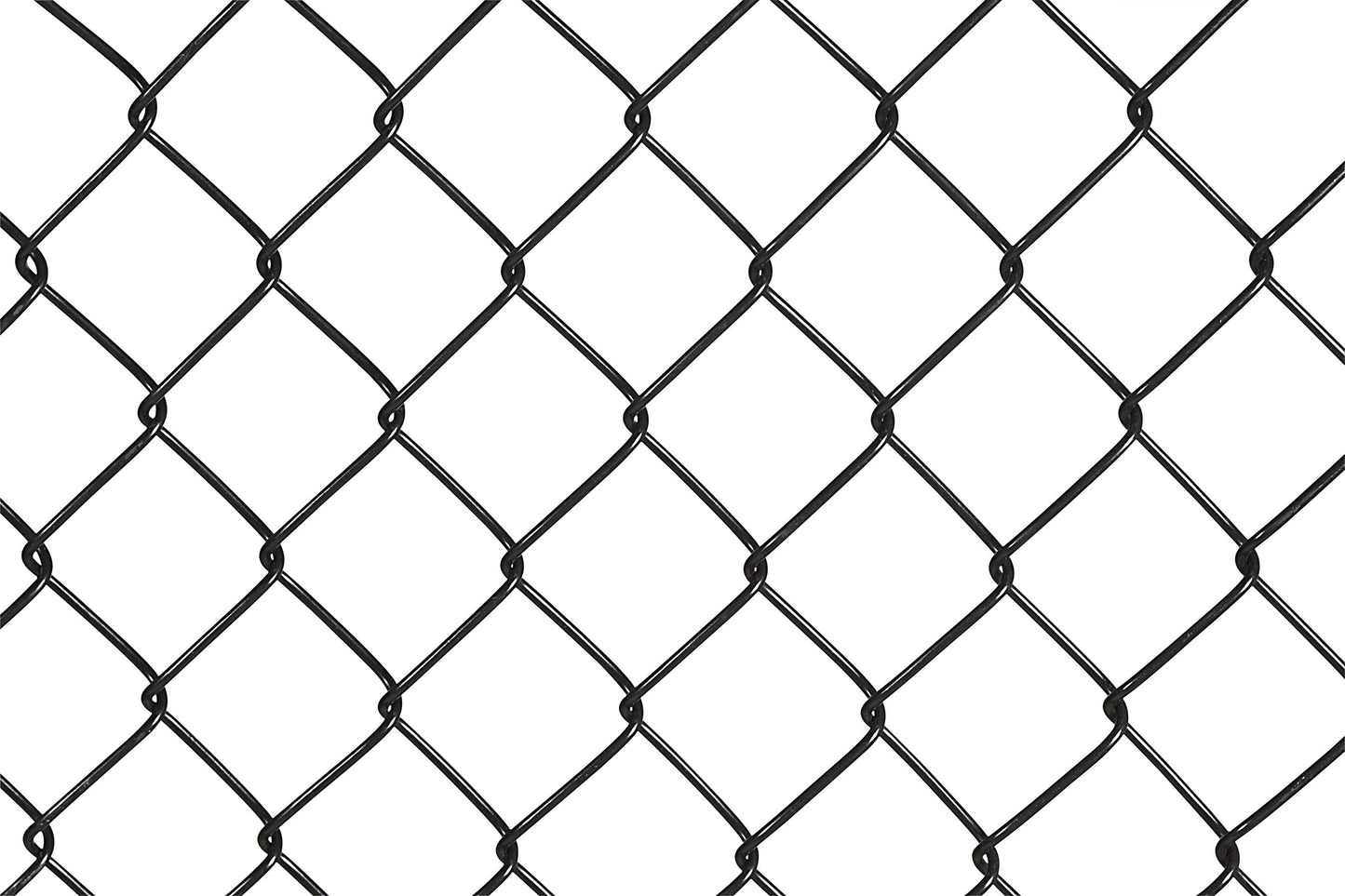 3-ft H x 50-ft L 9-Gauge Vinyl Coated Steel Chain Link Fence Fabric with Mesh Size 2-in