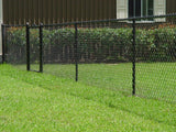 3-ft H x 50-ft L 9-Gauge Vinyl Coated Steel Chain Link Fence Fabric with Mesh Size 2-in