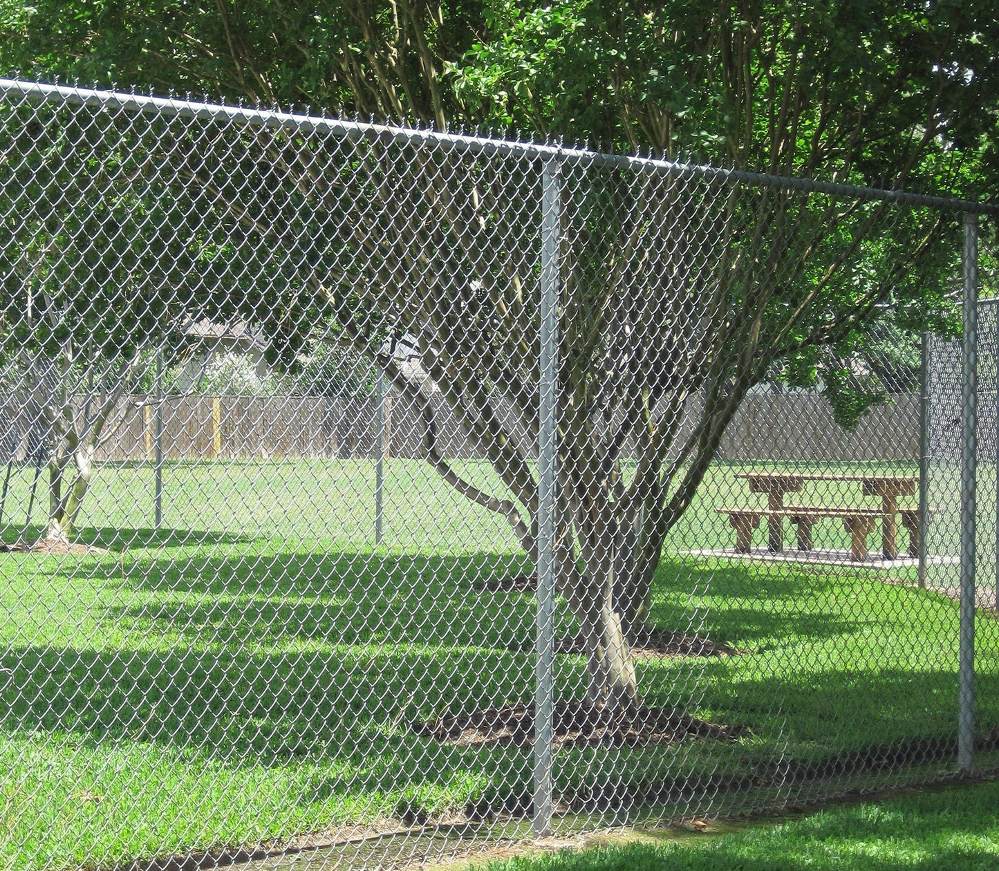 4-ft H x 50-ft L 11.5-Gauge Galvanized Steel Chain Link Fence Fabric with Mesh Size 2.375-in