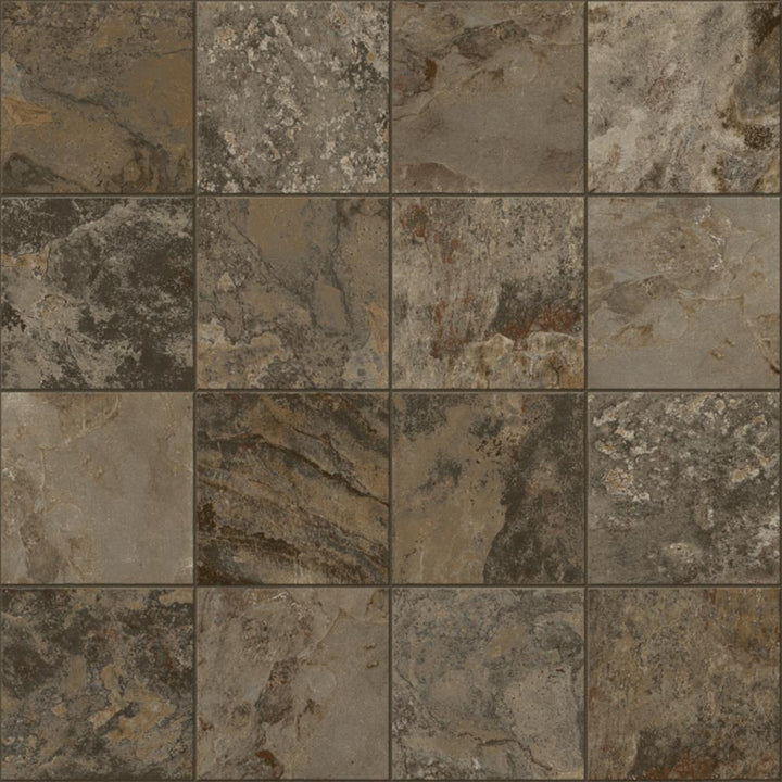 Congoleum ArmorCore LC Canyon View 12-ft W Cut-to-Length Adobe Shadow Stone Look Low-Gloss Sheet Vinyl Flooring
