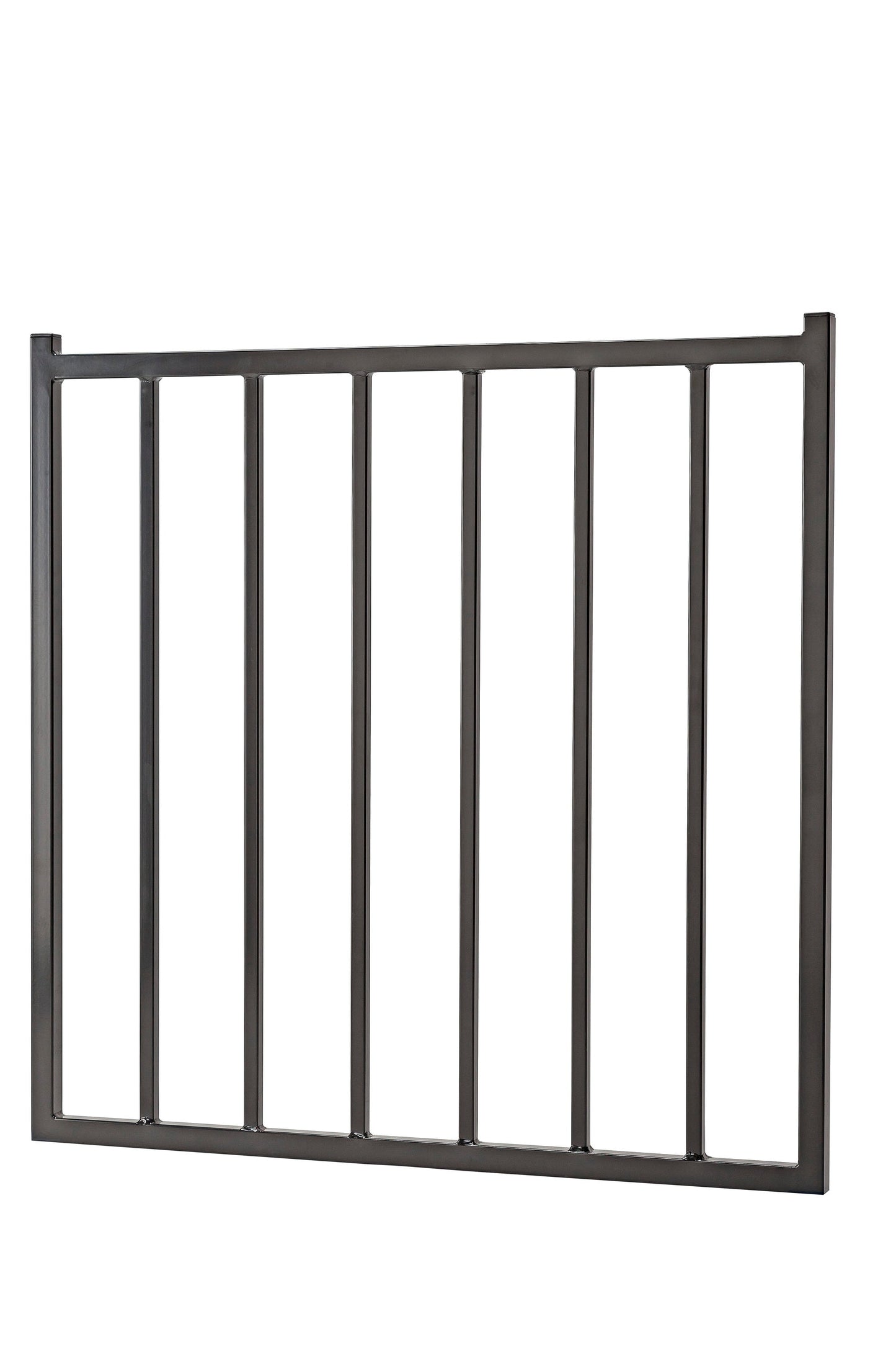 3-ft H x 3-ft W Powder Coated Vinyl-coated Steel Flat-top Decorative Walk-thru Fence Gate
