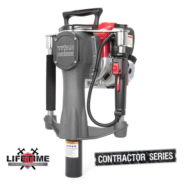 TITAN POST DRIVERS Contractors Series 4-Stroke Gas Powered Post Driver
