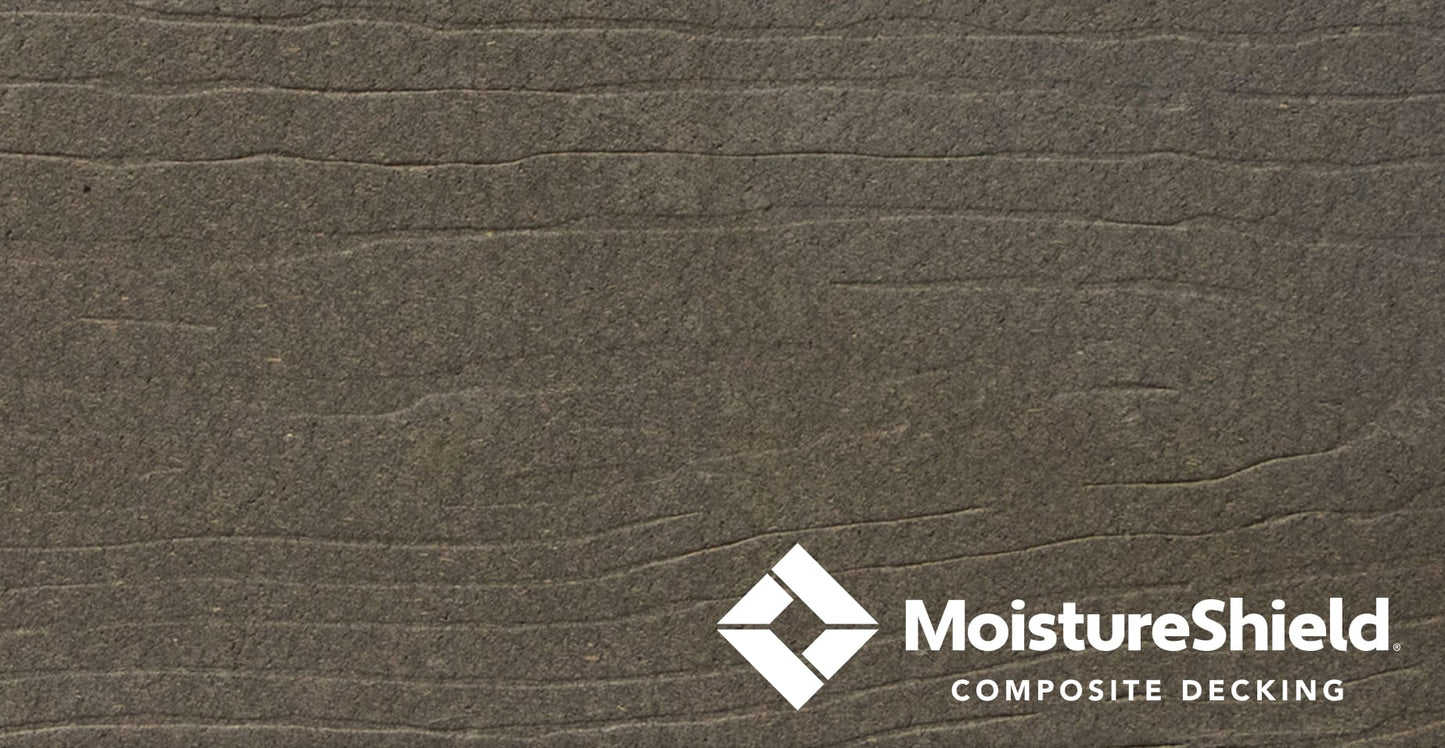 MoistureShield Vantage 1/2-in x 12-in x 12-ft Composite Cape Cod Gray Fascia Trim (Actual Size: 0.625-in x 11.25-in)
