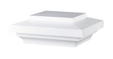 AZEK 6-in x 6-in Reserve Rail White Composite Deck Post Cap