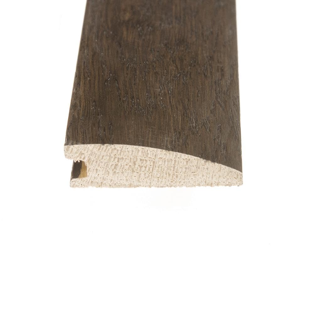 Flexco Mount Castle Truffle 0.5-in T x 2-in W x 78-in L Solid Wood Reducer
