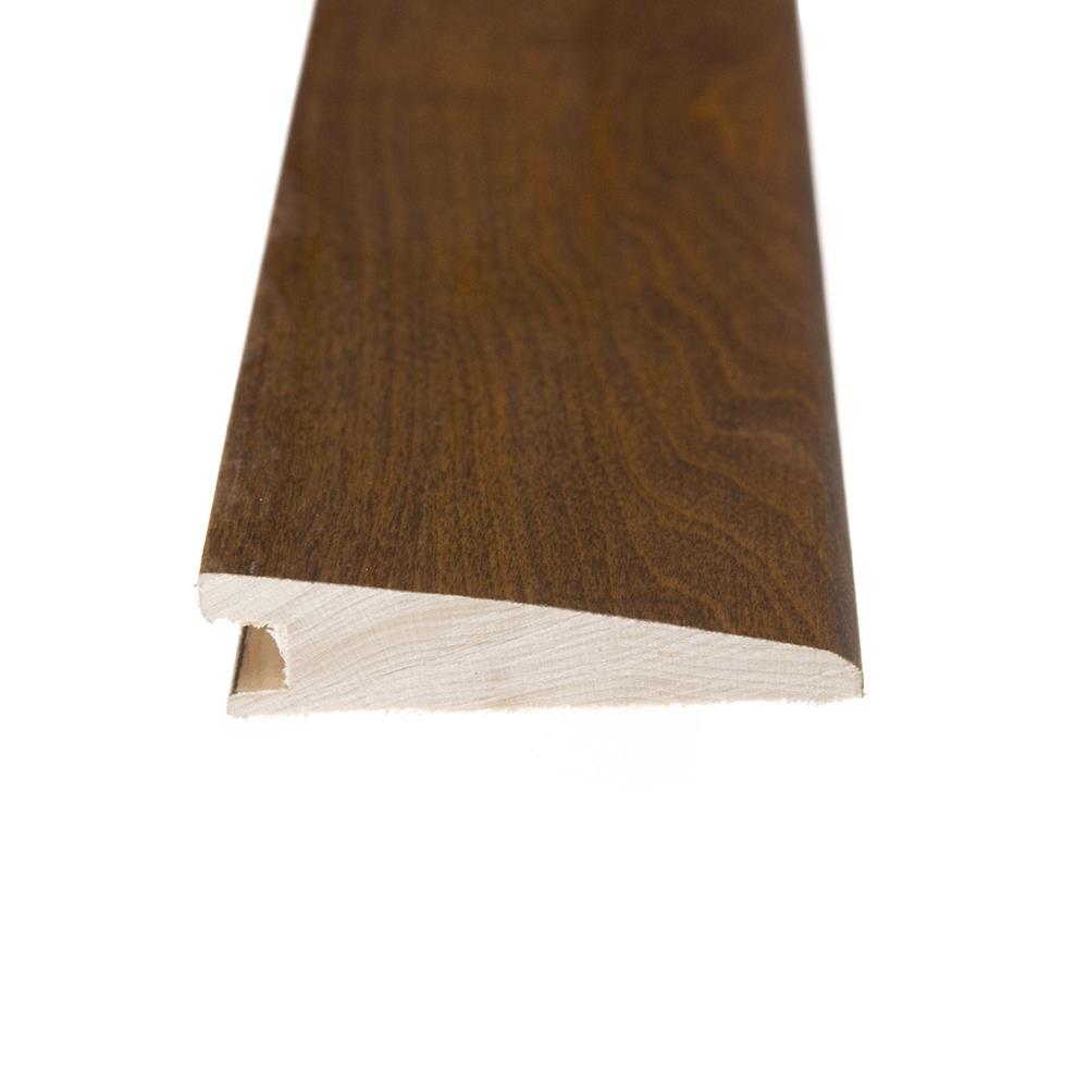 Flexco Dark Cherry 0.5-in T x 2-in W x 78-in L Solid Wood Reducer