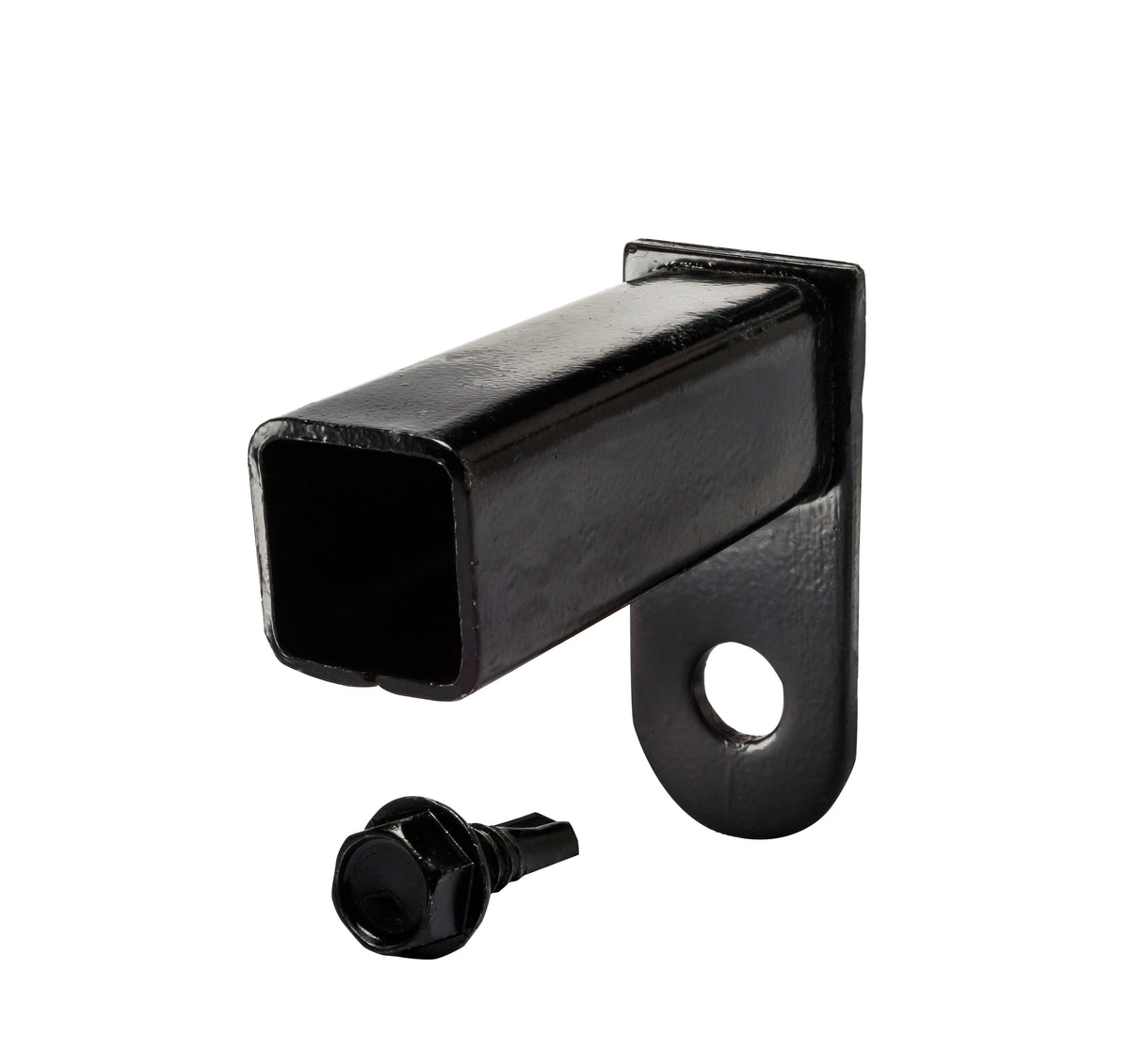 Black Metal Fence Mounting Bracket For Decorative Metal Fence 4-Pack