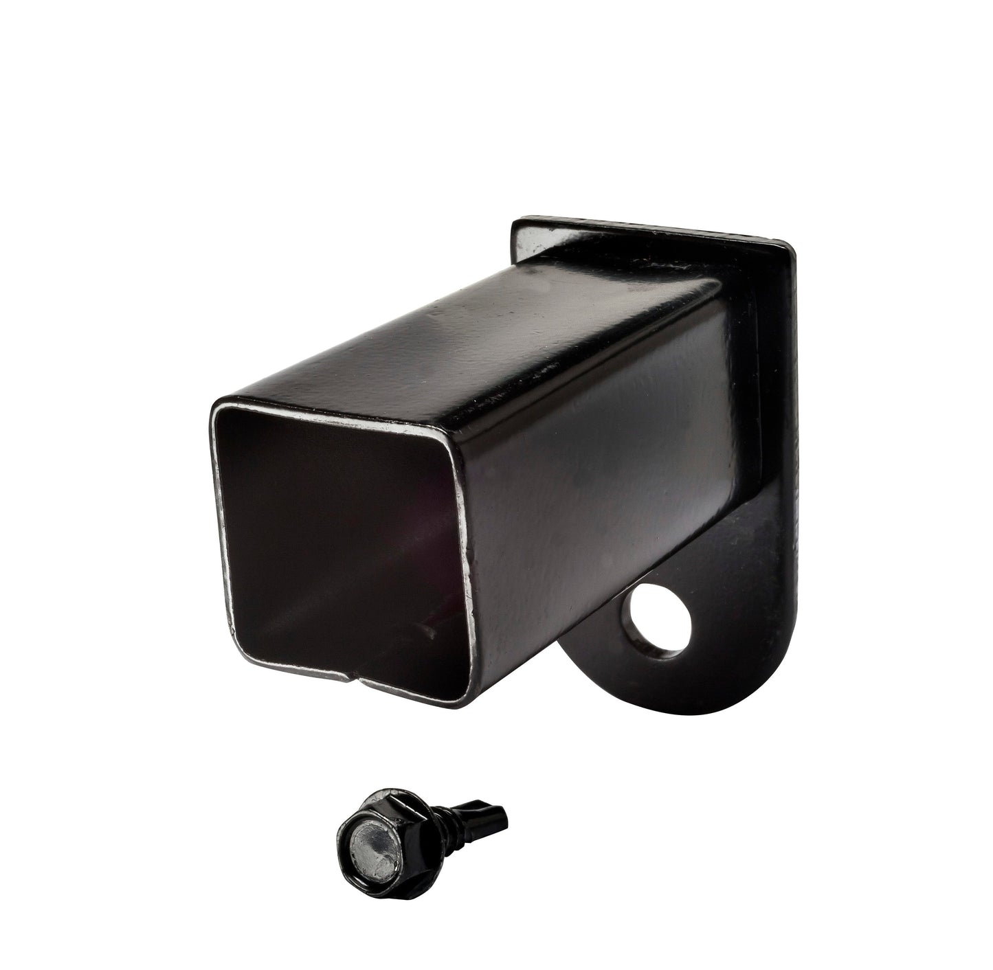 Black Metal Fence Mounting Bracket For Decorative Metal Fence 4-Pack