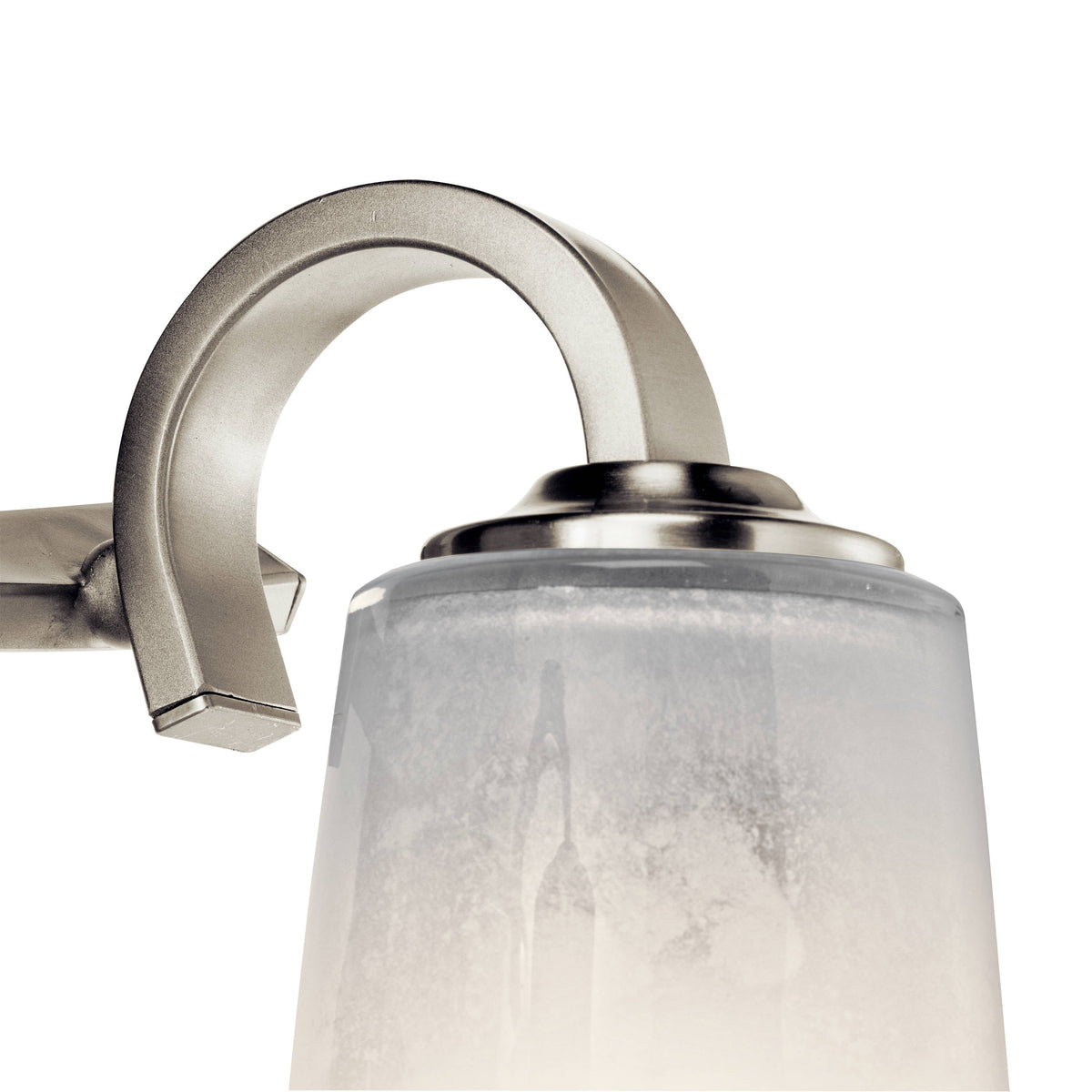 Kichler Oxby 24.5-in 3-Light Brushed Nickel Modern/Contemporary Vanity Light