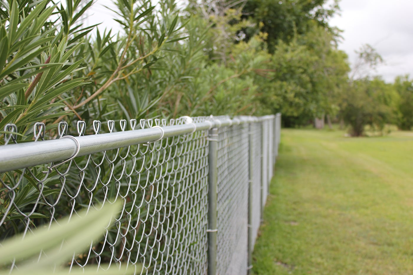 10-1/2-ft W 17-Gauge Galvanized Metal Chain Link Fence Rail