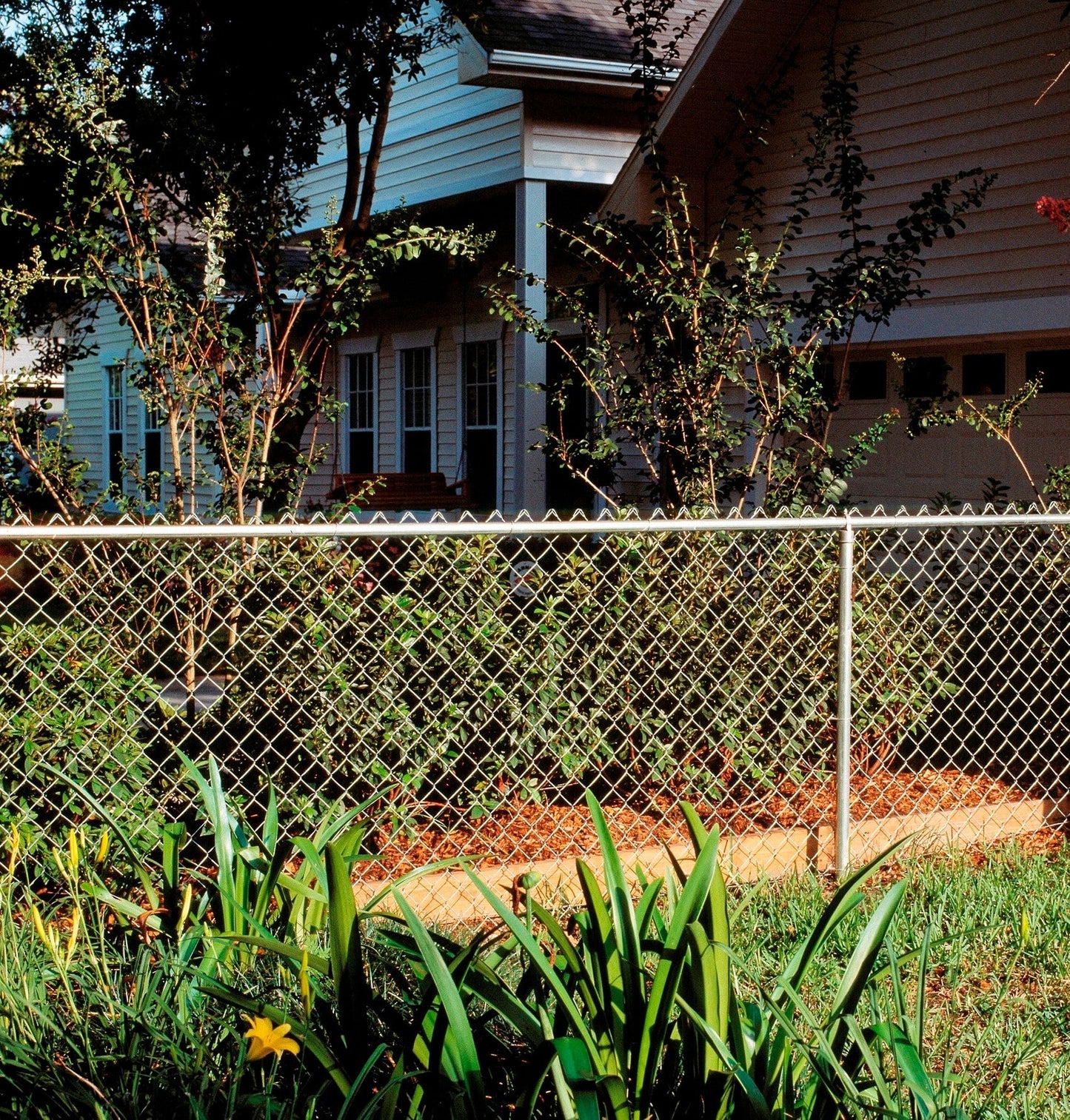 10-1/2-ft W 17-Gauge Galvanized Metal Chain Link Fence Rail