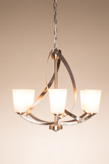 Kichler Layla 6-Light Brushed Nickel Transitional Chandelier, 24.25-in W x 23.5-in H