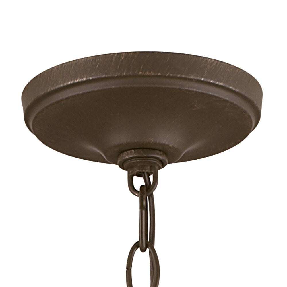 Portfolio Linkhorn 9-Light Iron Stone Vintage Chandelier, 34.5-in H x 30-in W