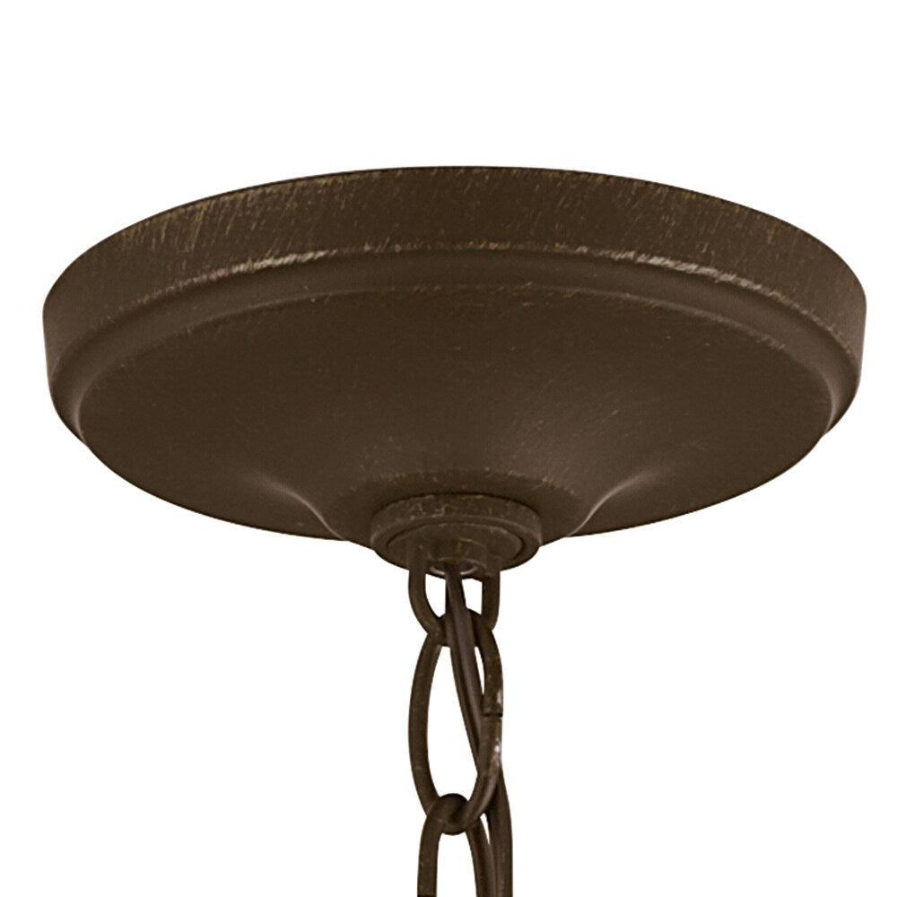 Portfolio Linkhorn 3-Light Iron Stone Vintage Chandelier, 24.5-in H x 20-in Dia