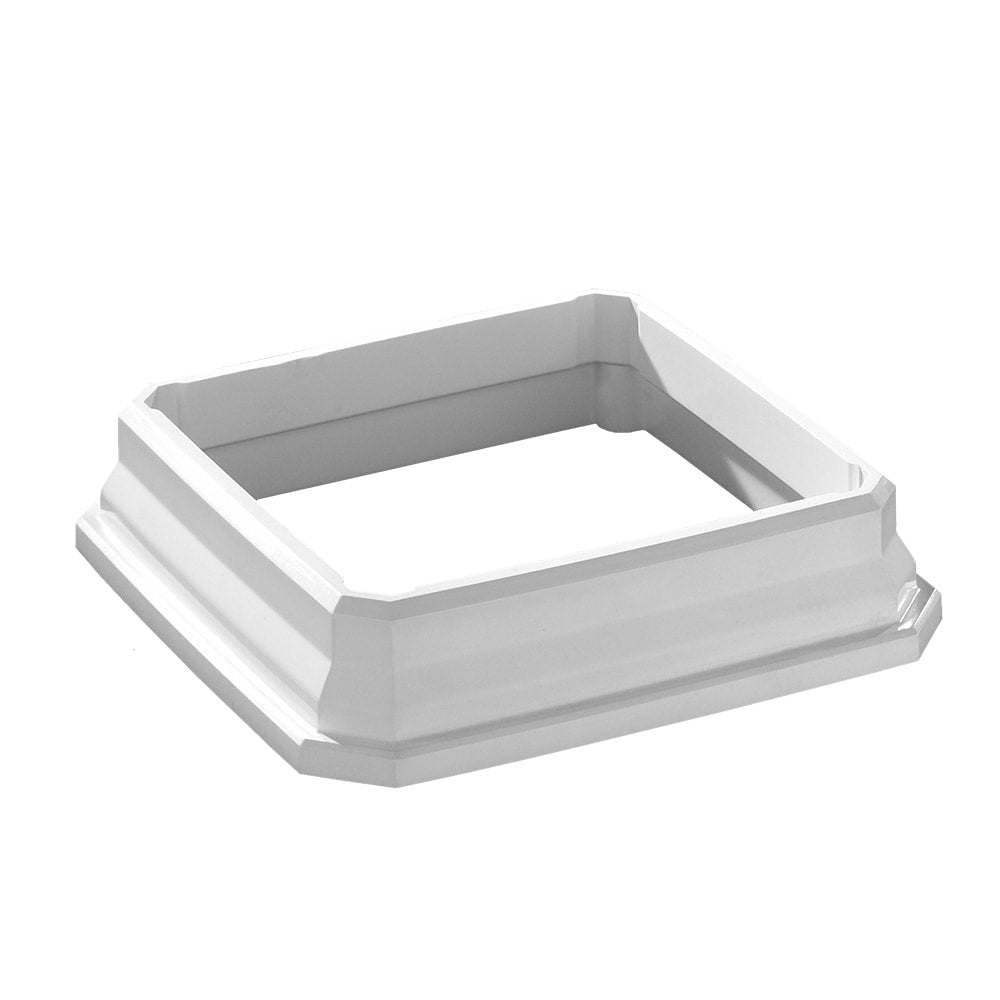 TimberTech 5-in x 5-in White Composite Deck Post Skirt