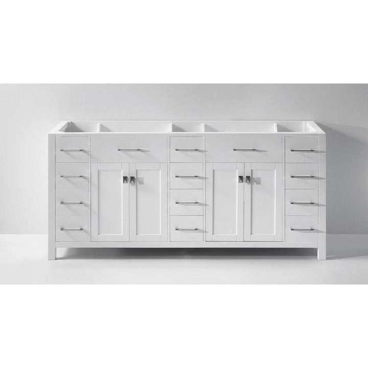 Caroline Parkway 72 in. W Bath Vanity Cabinet Only in White - Super Arbor