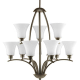 Progress Lighting Joy 9-Light Antique Bronze Traditional Chandelier