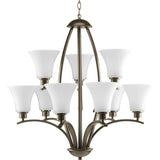 Progress Lighting Joy 9-Light Antique Bronze Traditional Chandelier