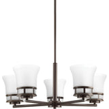 Progress Lighting Cascadia 5-Light Antique Bronze Coastal Chandelier