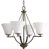Progress Lighting Bravo 4-Light Antique Bronze Transitional Chandelier