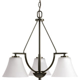 Progress Lighting Bravo 3-Light Antique Bronze Transitional Chandelier