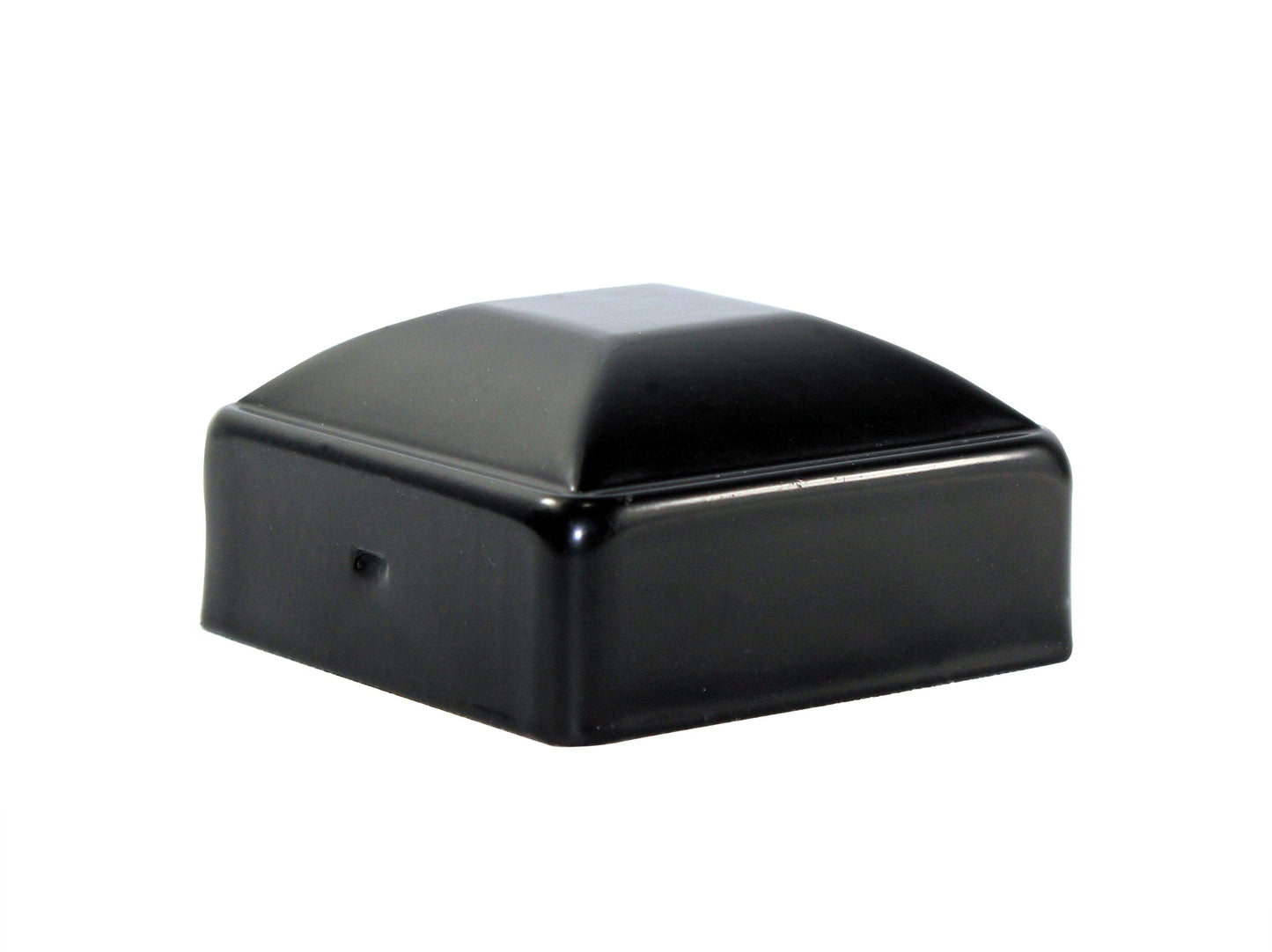 3-in W x 1-in L Powder-coated Post Cap- Fits Common Post Measurement: 2-1/2-in x 2-1/2-in