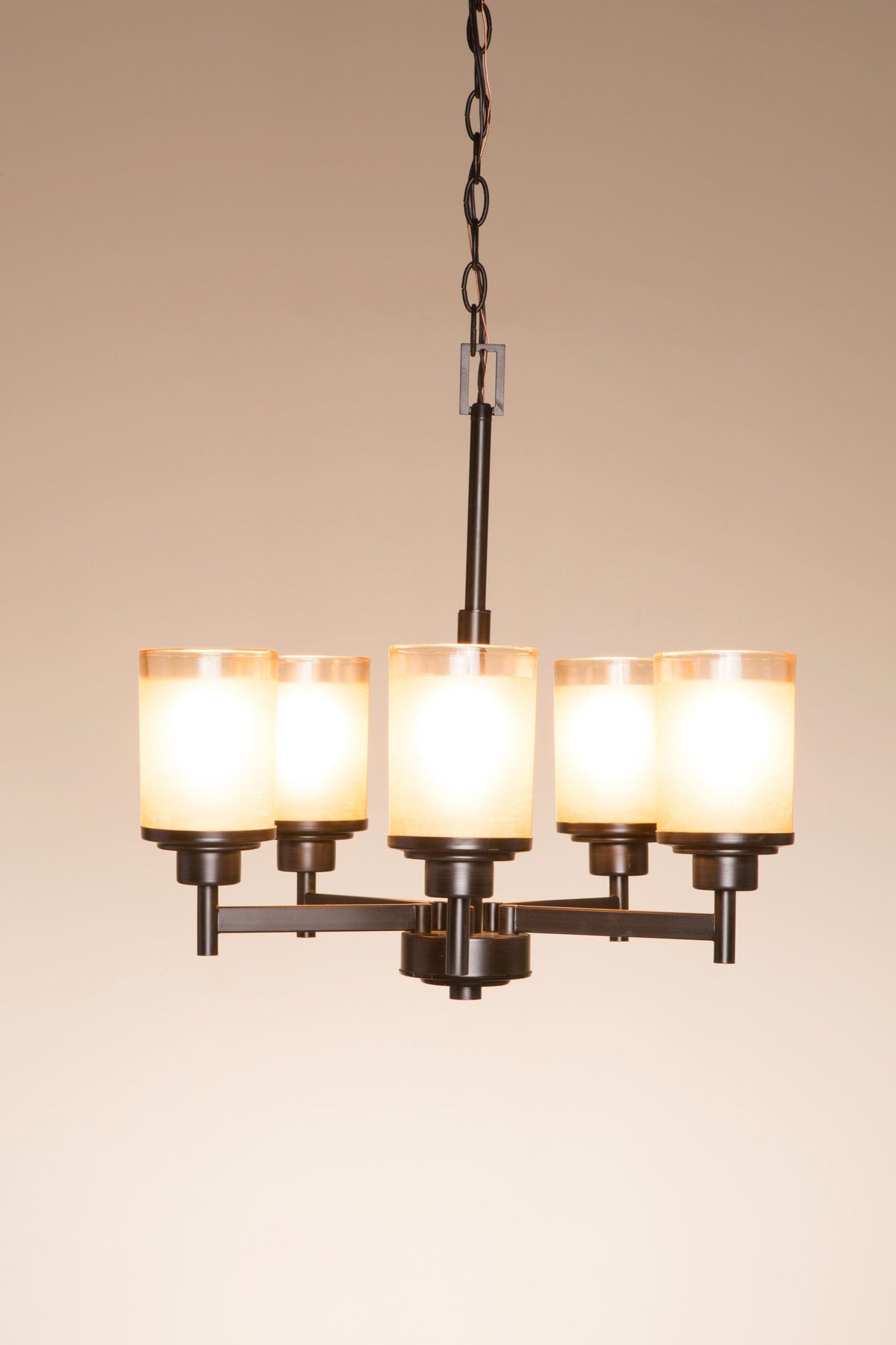 Progress Lighting Alexa 5-Light Antique Bronze Transitional Chandelier