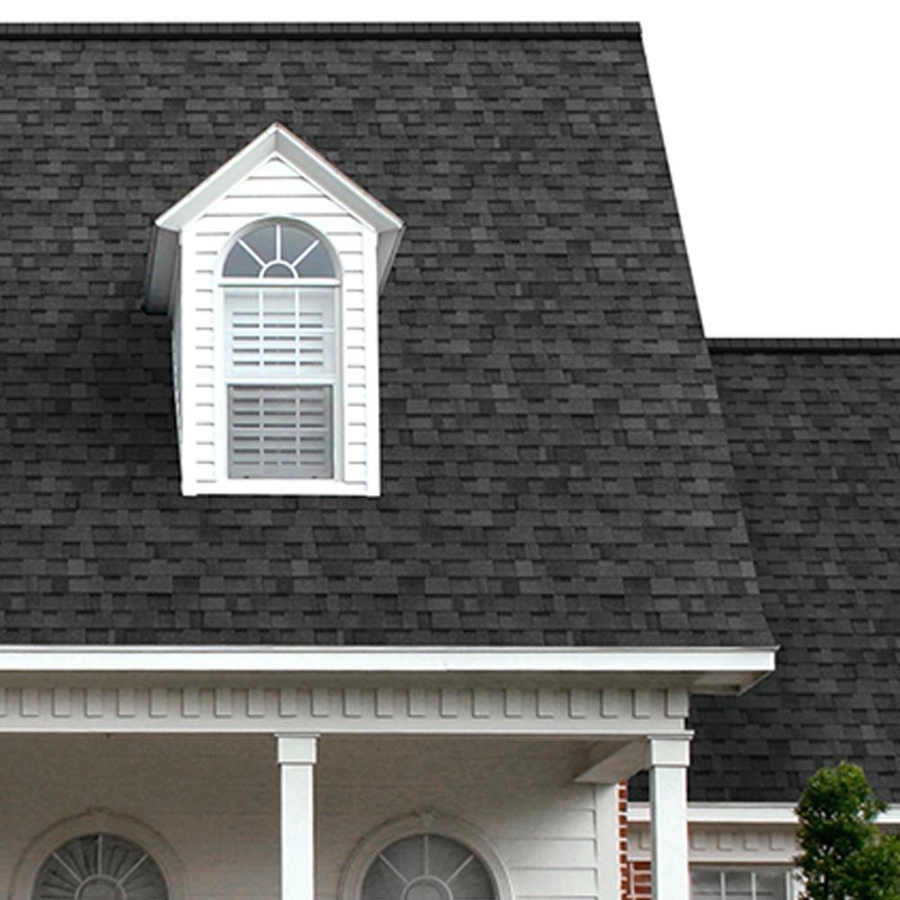 Owens Corning Oakridge 32.8-sq ft Artisan Twilight Black Laminated Architectural Roof Shingles