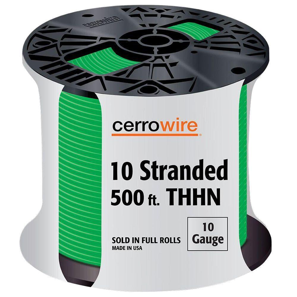 500 ft. 10/1 White Stranded THHN Wire - Super Arbor