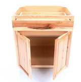 Diamond NOW Denver 30-in W x 35-in H x 23.75-in D Natural Door and Drawer Base Stock Cabinet