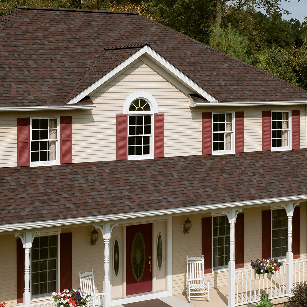 Owens Corning TruDefinition Duration Designer Merlot Algae-Resistant Architectural Roof Shingles, 32.8-sq ft per Bundle