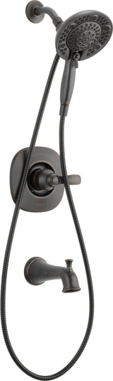 Delta Nura Venetian Bronze 1-Handle Bathtub and Shower Faucet with Valve