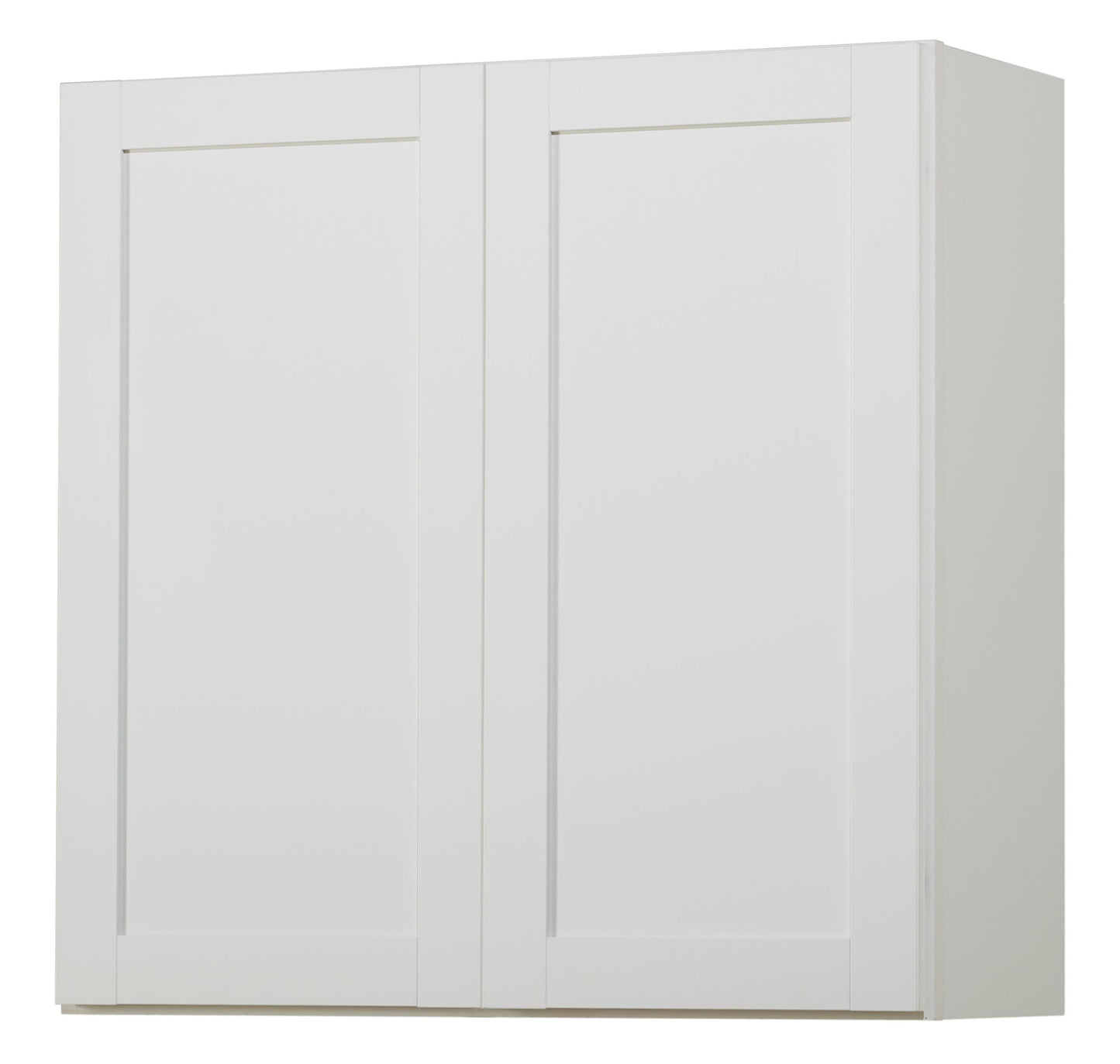 Diamond NOW Arcadia 30-in W x 30-in H x 12-in D White Wall Fully Assembled Cabinet (Recessed Panel Shaker Door Style)