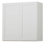 Diamond NOW Arcadia 30-in W x 30-in H x 12-in D White Wall Fully Assembled Cabinet (Recessed Panel Shaker Door Style)