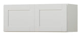 Diamond NOW Arcadia 30-in W x 12-in H x 12-in D White Wall Fully Assembled Cabinet (Recessed Panel Shaker Door Style)