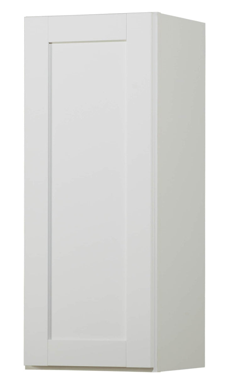 Diamond NOW Arcadia 18-in W x 30-in H x 12-in D White Wall Fully Assembled Cabinet (Recessed Panel Shaker Door Style)