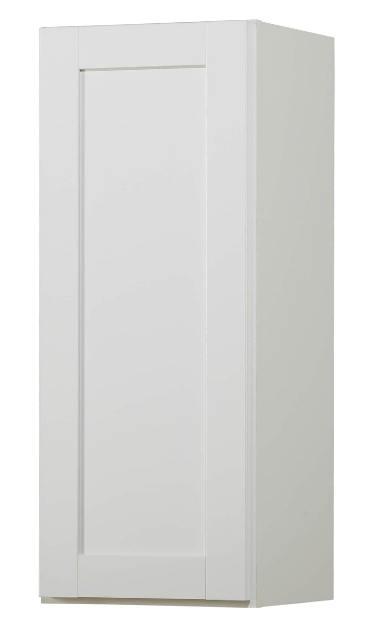 Diamond NOW Arcadia 15-in W x 30-in H x 12-in D White Wall Fully Assembled Cabinet (Recessed Panel Shaker Door Style)