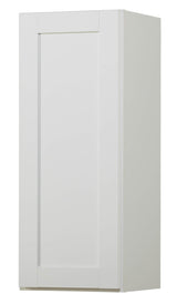 Diamond NOW Arcadia 15-in W x 30-in H x 12-in D White Wall Fully Assembled Cabinet (Recessed Panel Shaker Door Style)