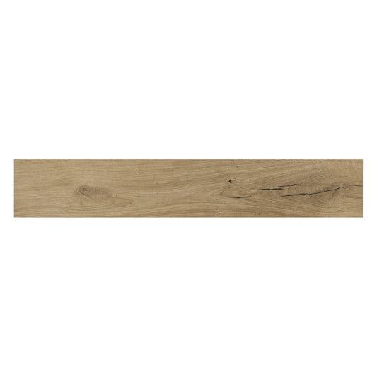 American Olean Woodstory Natural Oak 6-in x 36-in Porcelain Wood Look Tile (Actual: 35.43-in x 5.87-in)