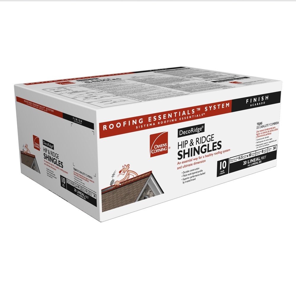 Owens Corning DecoRidge 10-in Sedona Canyon Hip & Ridge Roof Shingles, 20 Linear Feet per Bundle
