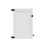 Freedom Everton 6-ft H x 4-ft W White Vinyl Fence Gate (Unassembled)